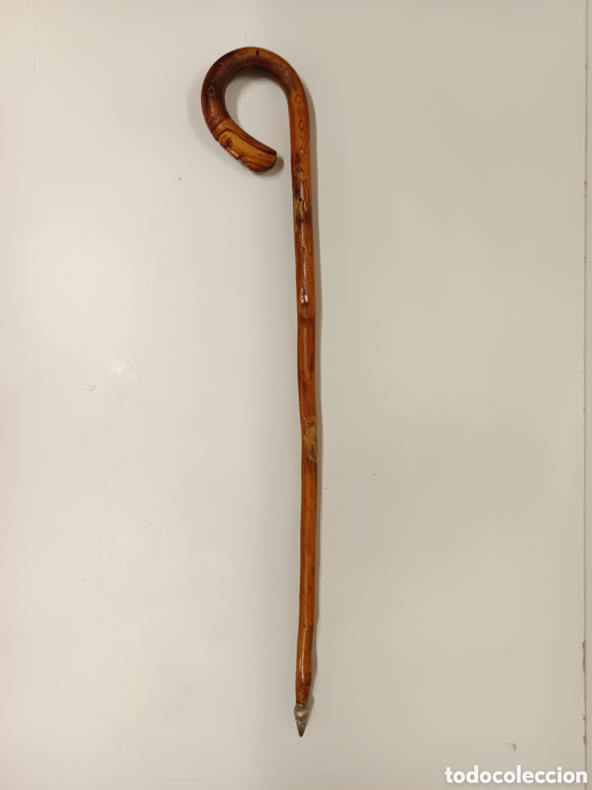 Antig&uuml;edades: Bast&oacute;n artesanal pieza &uacute;nica - Foto 1