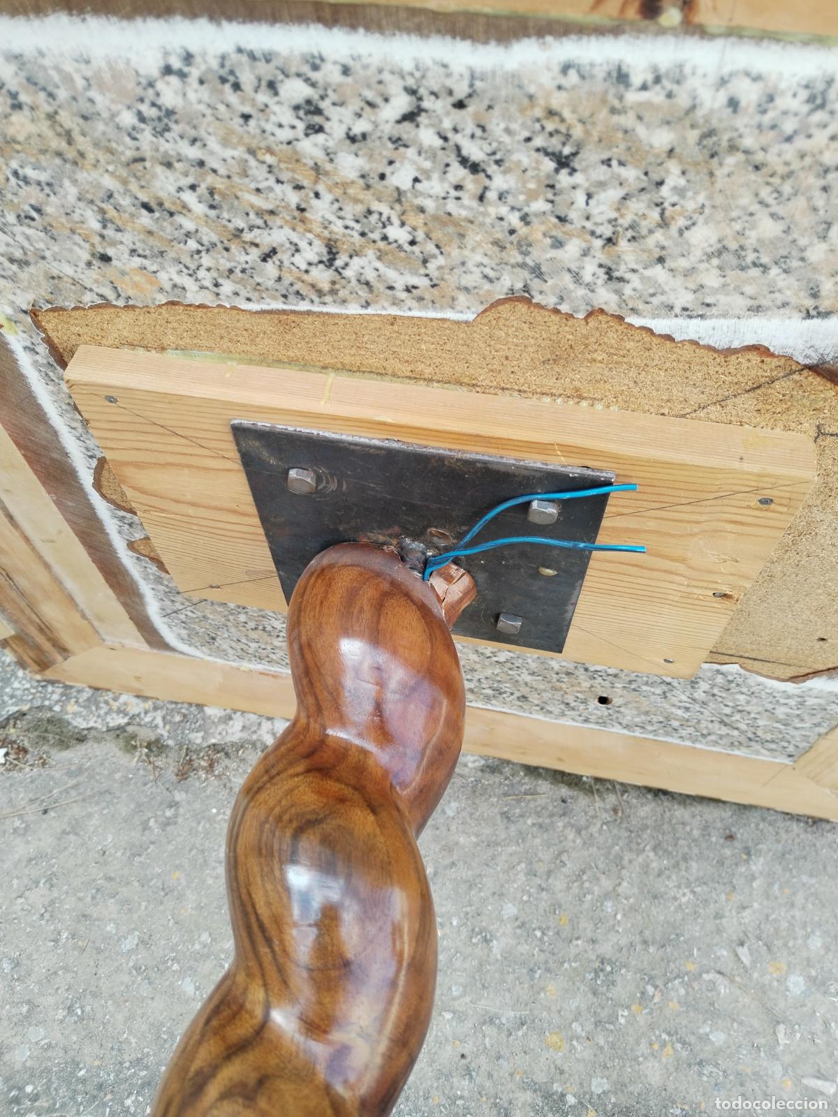 Antig&uuml;edades: mesa de madera con marqueteria - Foto 11