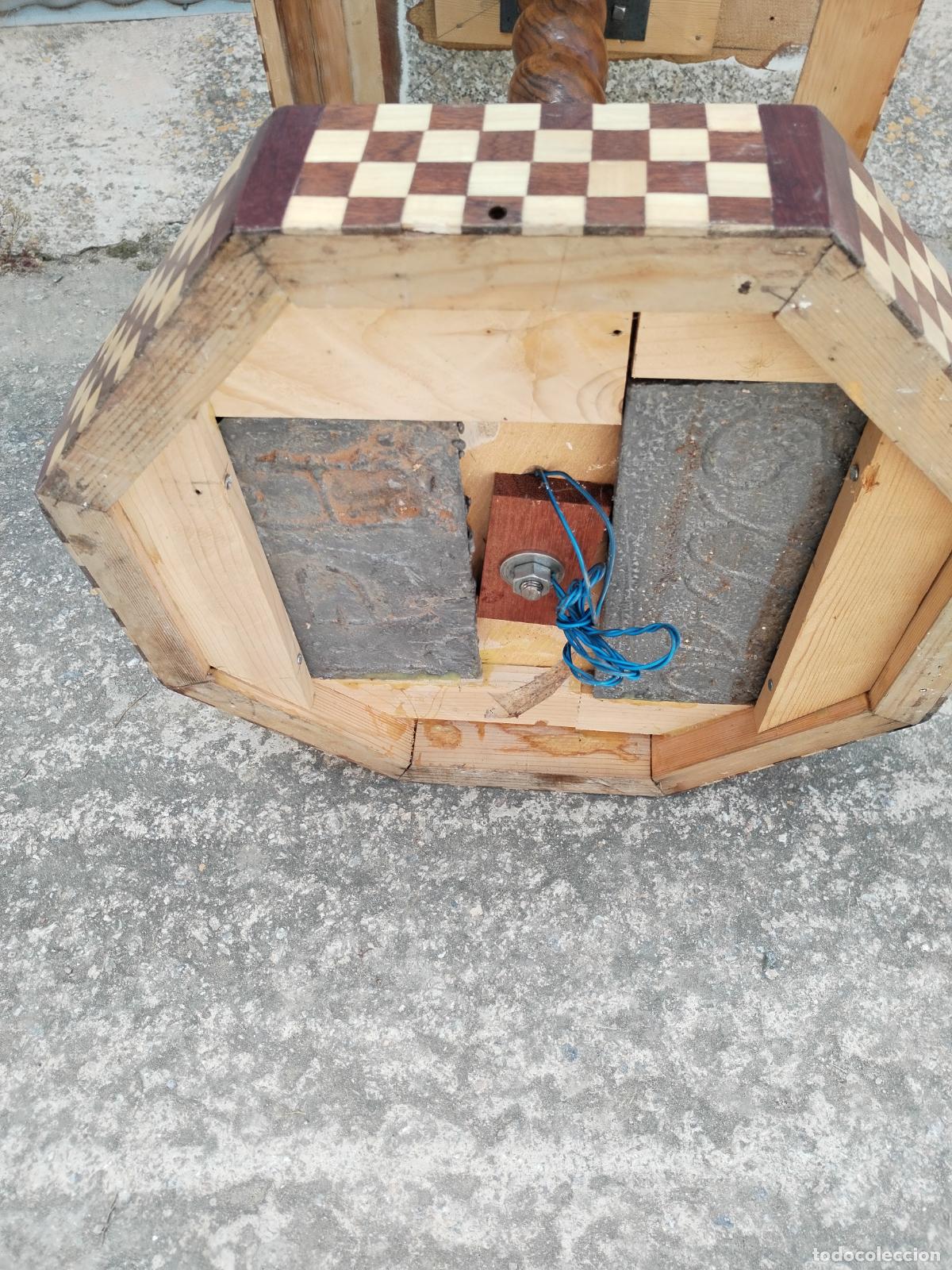 Antig&uuml;edades: mesa de madera con marqueteria - Foto 12