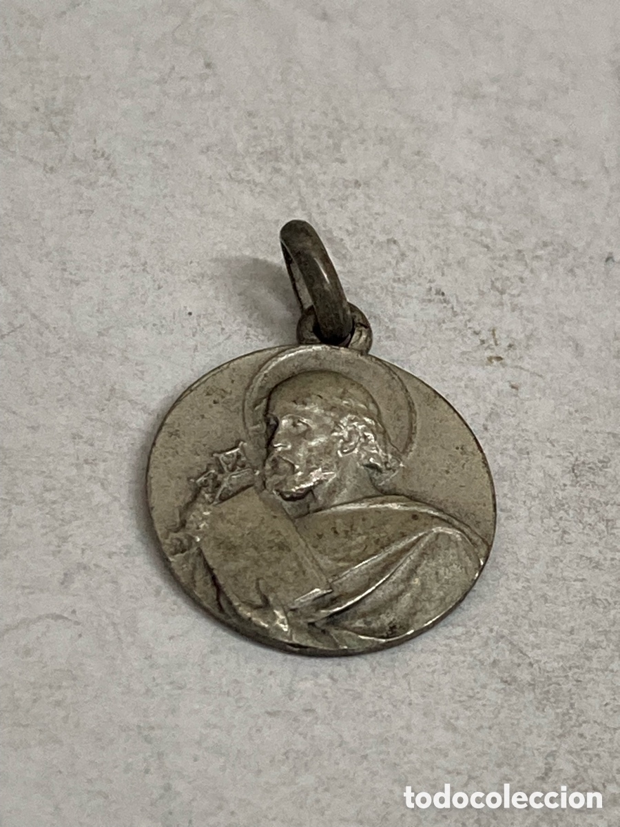 Antig&uuml;edades: Medalla de plata religiosa C340 - Foto 1