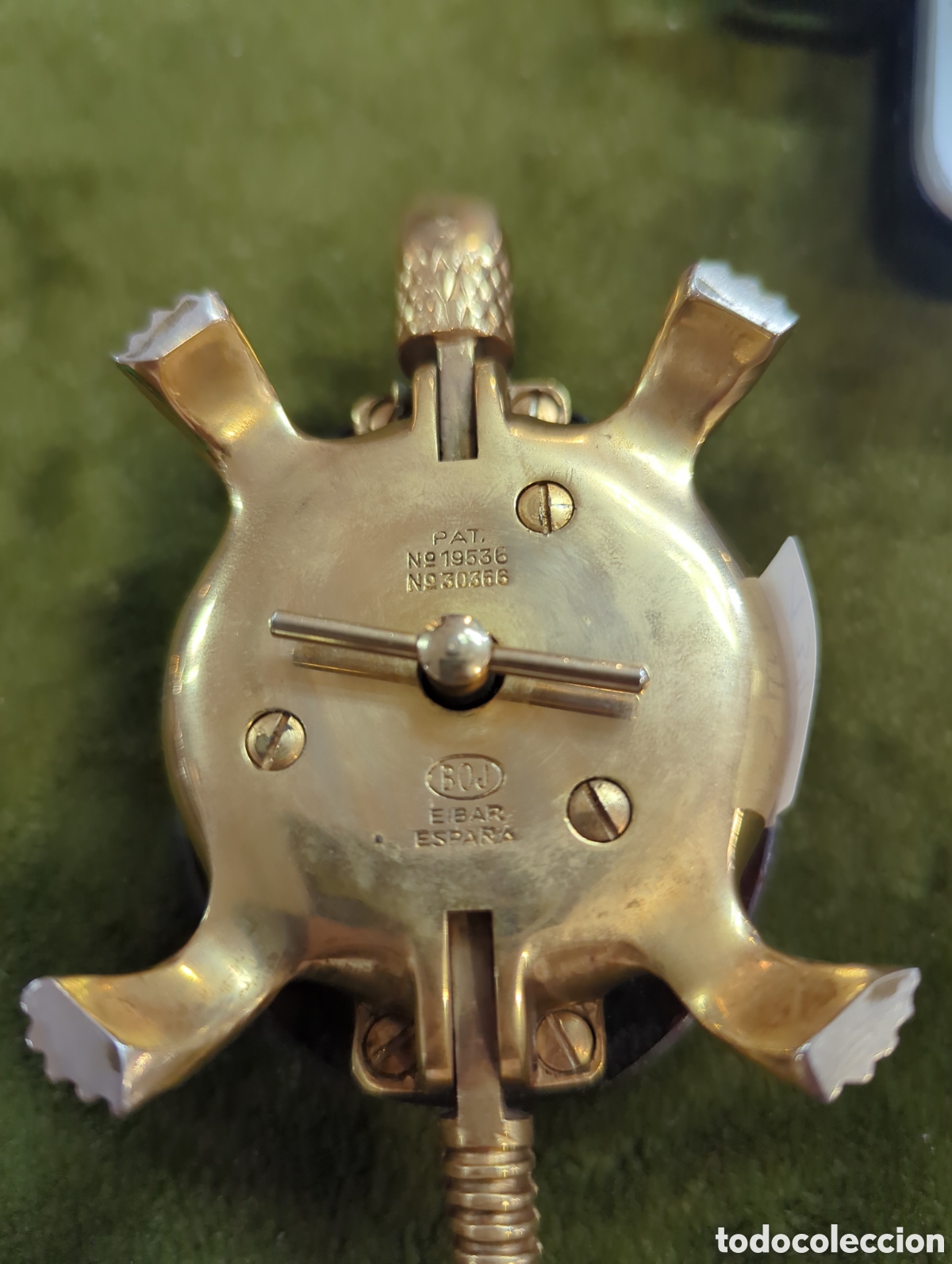 Antig&uuml;edades: Timbre damasquinado. Ref-8892 - Foto 3