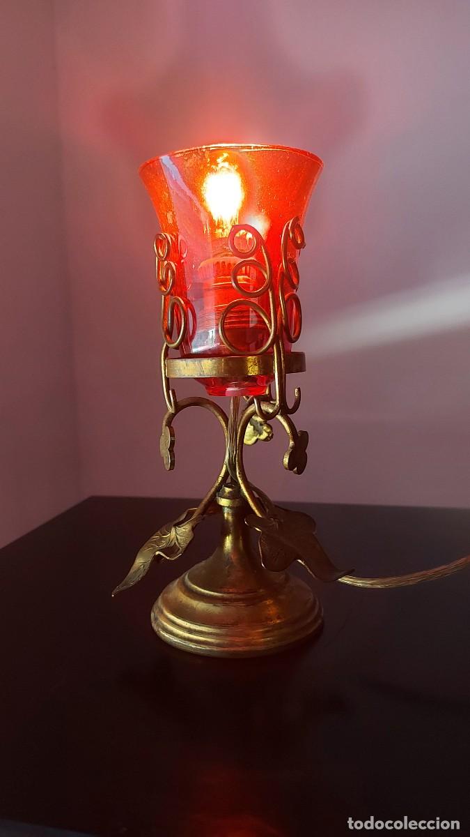 Antig&uuml;edades: LAMPARA DE ILUMINACION DE SANTOS - Foto 2
