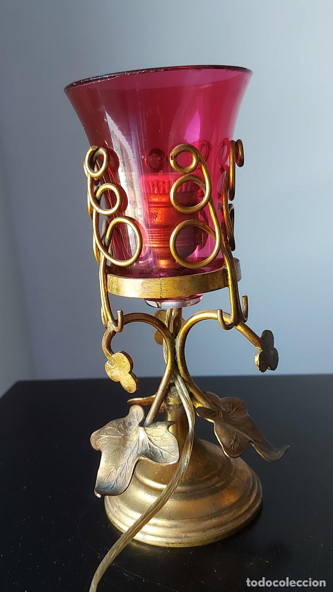 Antig&uuml;edades: LAMPARA DE ILUMINACION DE SANTOS - Foto 7