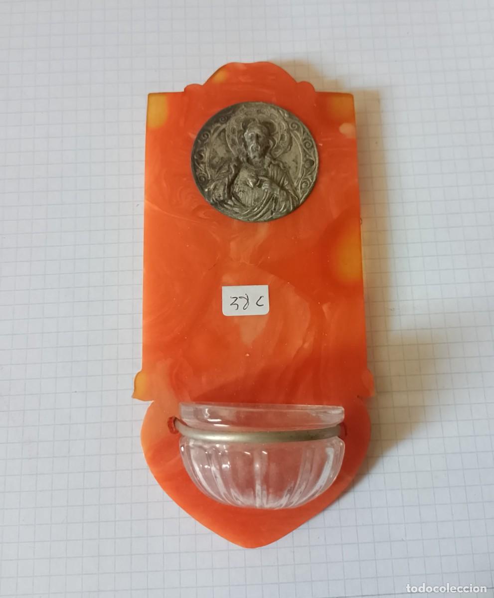 Antig&uuml;edades: Antigua benditera, 12,5cm - Foto 1
