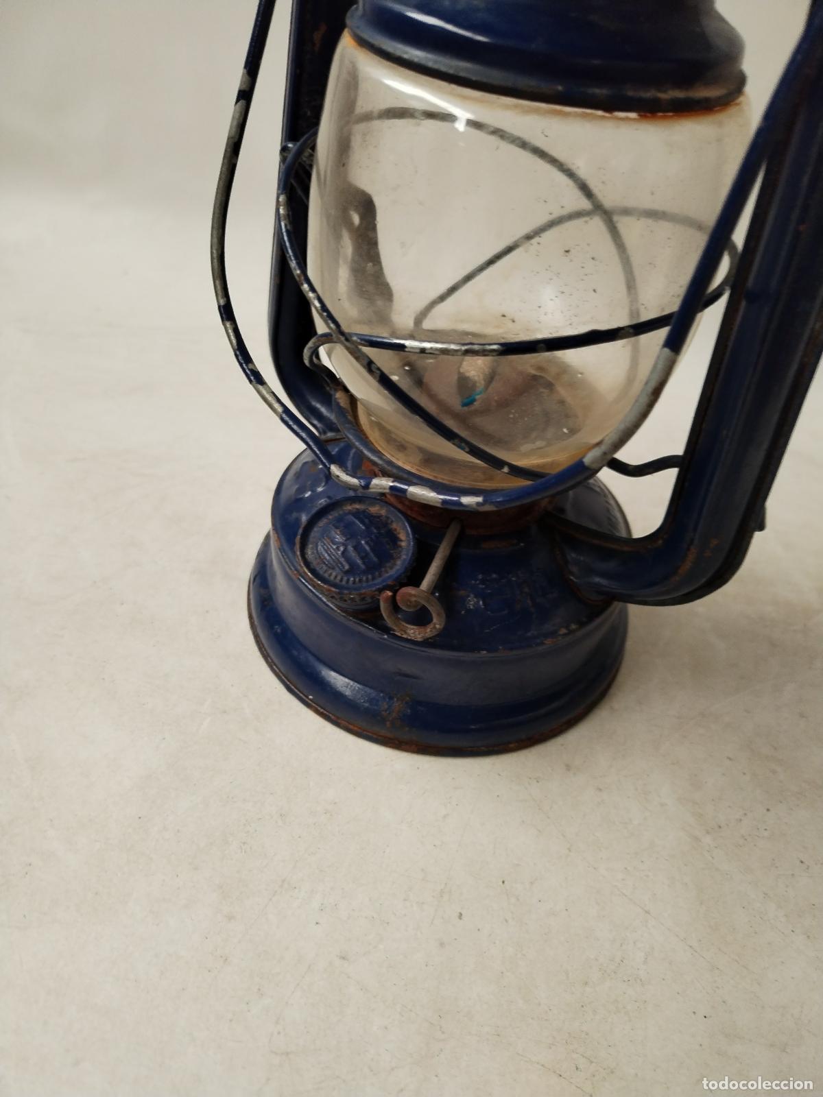 Antig&uuml;edades: lampara quinqu&eacute; vintage - Foto 3