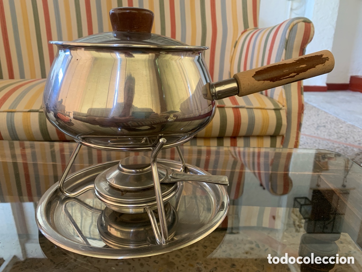 Antig&uuml;edades: Fondue metal antiguo. - Foto 1