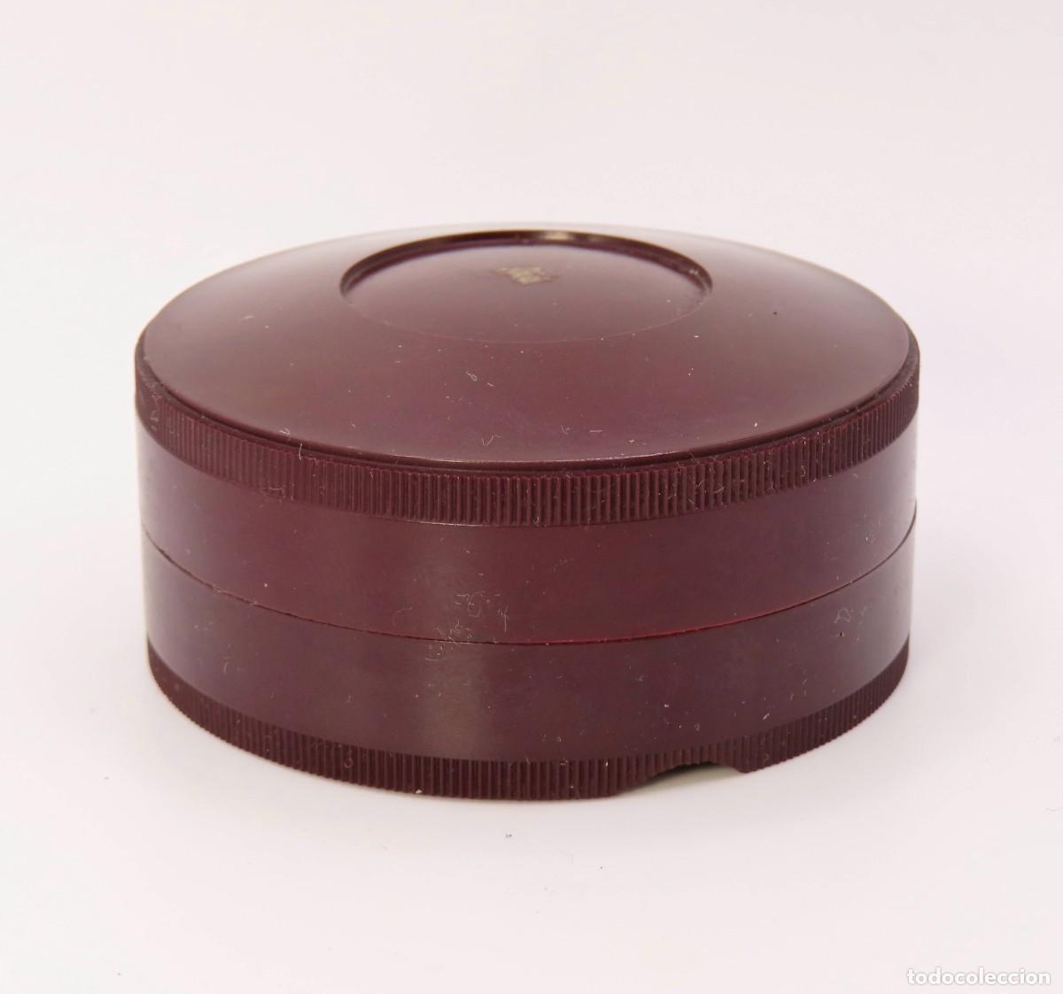 Antig&uuml;edades: CAJA DE BAQUELITA CIRCULAR DIAM 6 cm - Foto 1