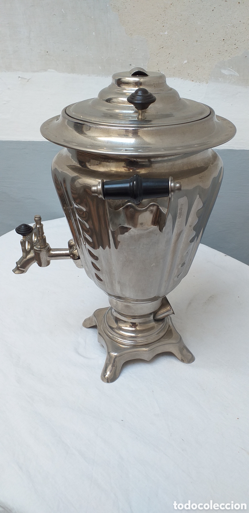 Antig&uuml;edades: Cafetera Samovar el&eacute;ctrico a&ntilde;os 80 - Foto 2