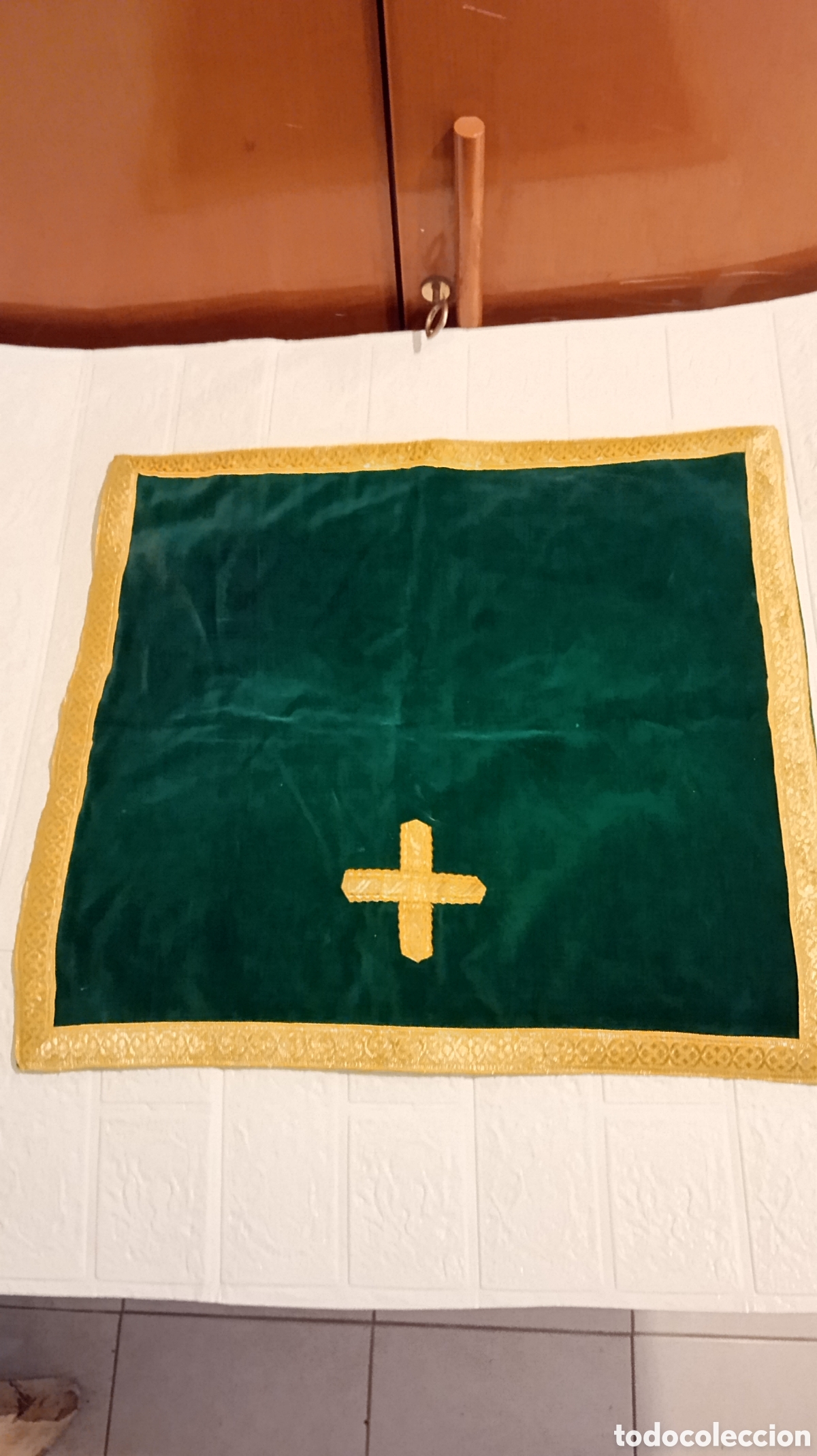 Antig&uuml;edades: Cubre c&aacute;liz religioso para liturgias - Foto 1