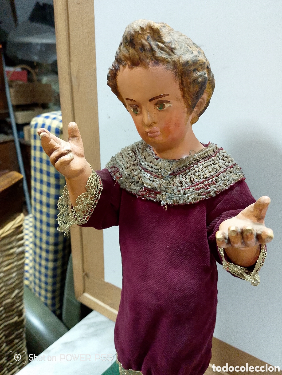 Antig&uuml;edades: Ni&ntilde;o de antiguo de terracota - Foto 4