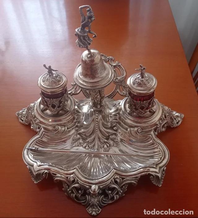 Antiguidades: Escriban&iacute;a antigua de plata