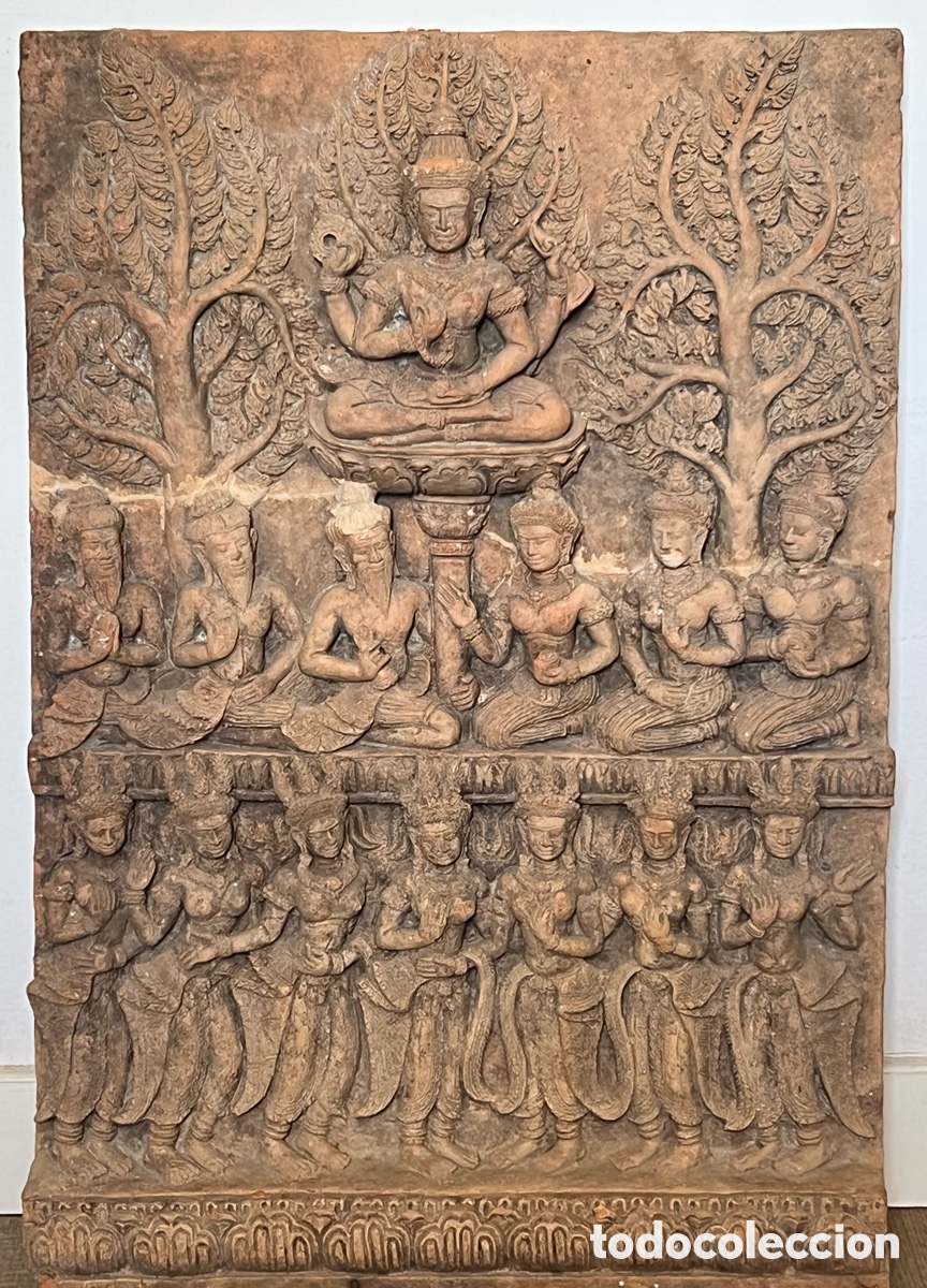Antig&uuml;edades: Gran estela de terracota - Foto 4
