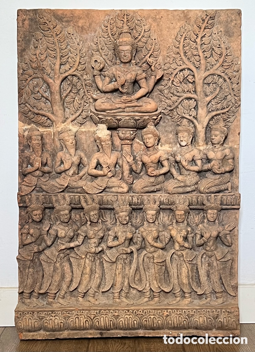Antig&uuml;edades: Gran estela de terracota - Foto 8