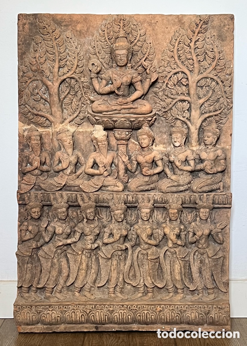 Antig&uuml;edades: Gran estela de terracota - Foto 10
