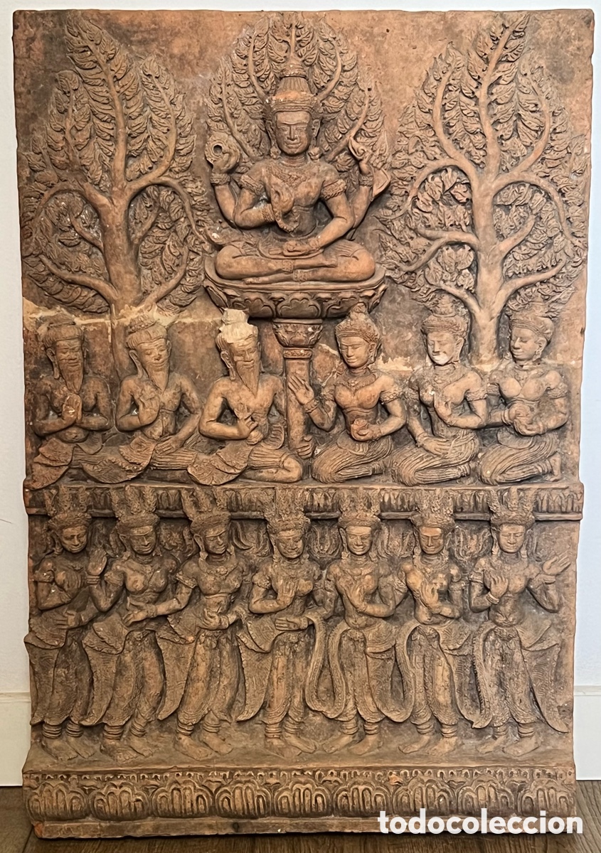 Antig&uuml;edades: Gran estela de terracota - Foto 20