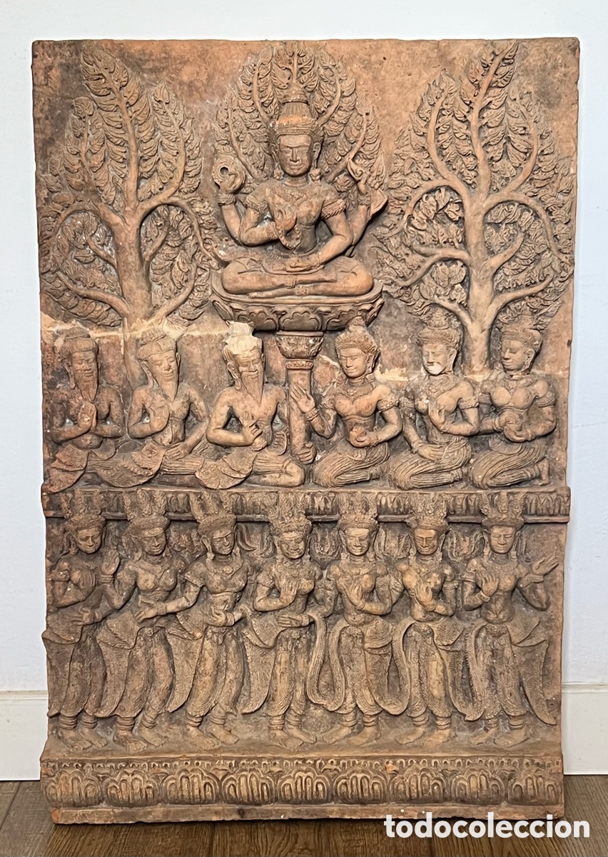 Antig&uuml;edades: Gran estela de terracota - Foto 24