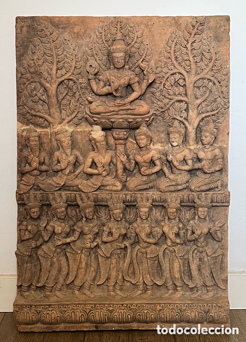 Antig&uuml;edades: Gran estela de terracota - Foto 1