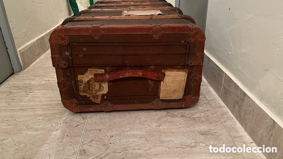 Antig&uuml;edades: Baul antiguo a&ntilde;os 20 - Foto 2