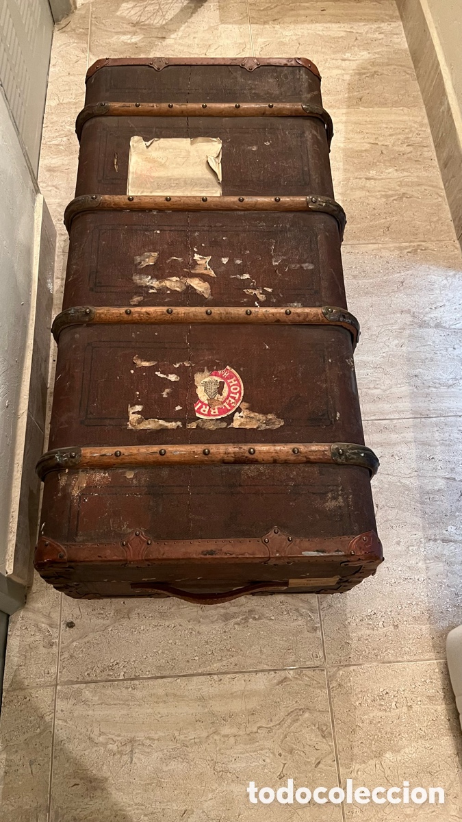Antig&uuml;edades: Baul antiguo a&ntilde;os 20 - Foto 7