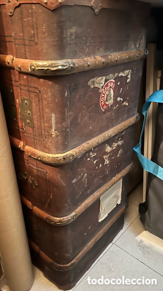 Antig&uuml;edades: Baul antiguo a&ntilde;os 20 - Foto 9