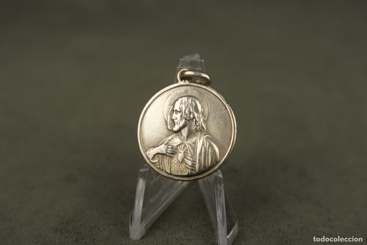 Antig&uuml;edades: Antigua Medalla Religiosa de Plata - Foto 6