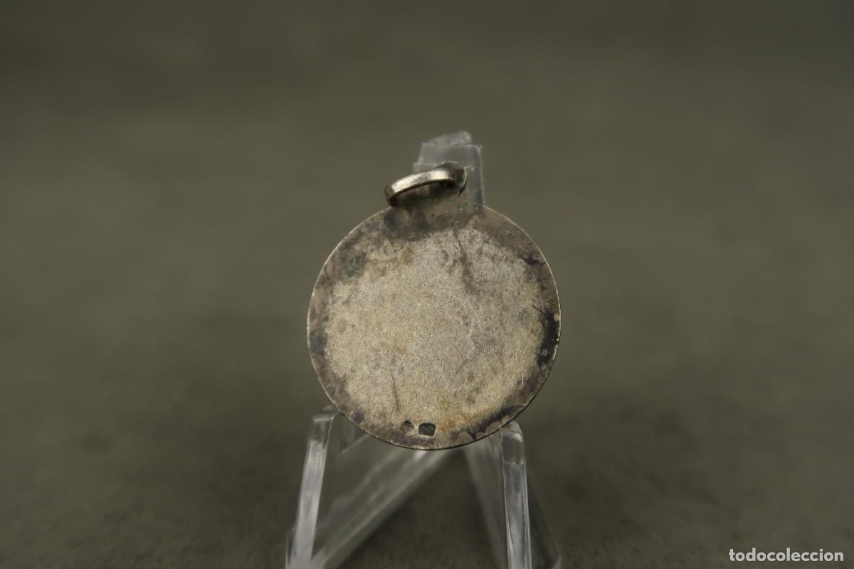 Antig&uuml;edades: Antigua Medalla Religiosa de Plata - Foto 7