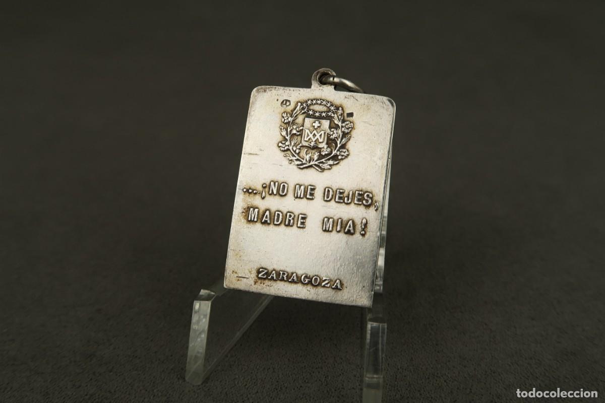Antig&uuml;edades: Antigua Medalla Religiosa de Plata - Foto 9