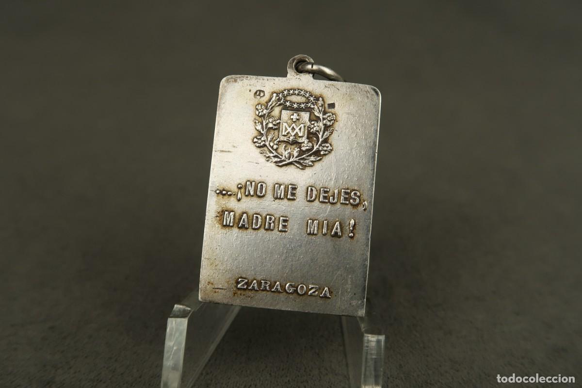 Antig&uuml;edades: Antigua Medalla Religiosa de Plata - Foto 10