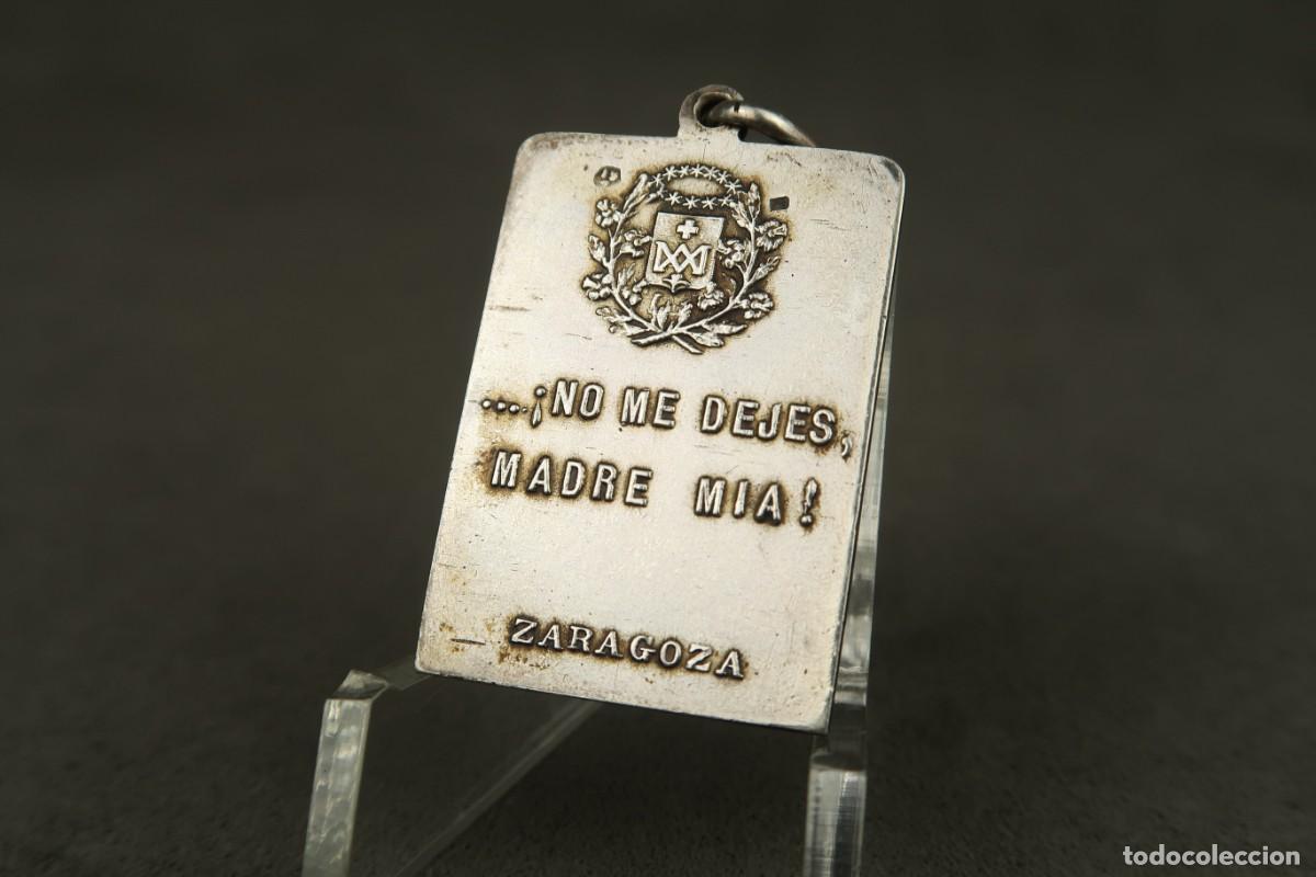 Antig&uuml;edades: Antigua Medalla Religiosa de Plata - Foto 11