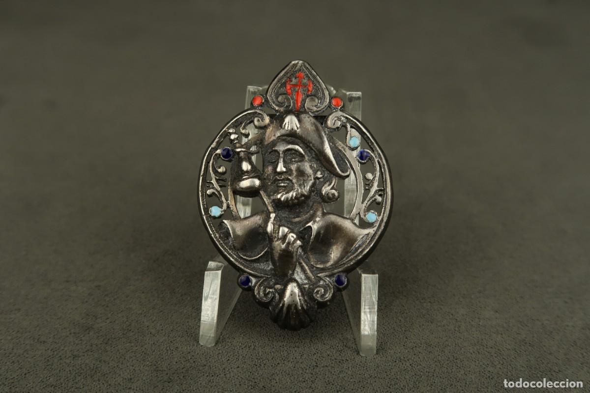 Antig&uuml;edades: Antigua Medalla Religiosa de Plata - Foto 1