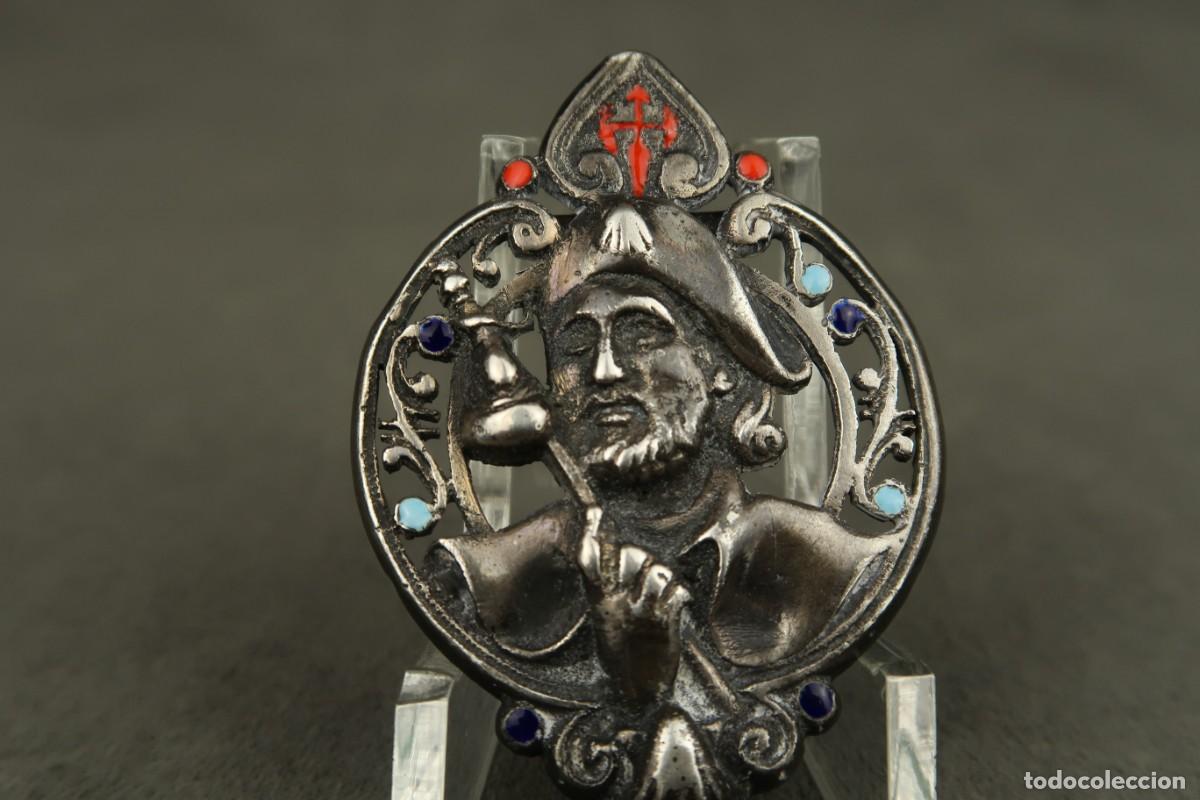 Antig&uuml;edades: Antigua Medalla Religiosa de Plata - Foto 5