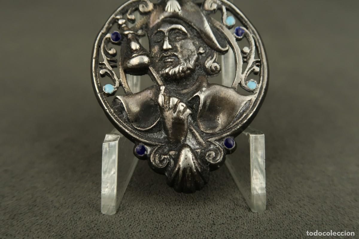 Antig&uuml;edades: Antigua Medalla Religiosa de Plata - Foto 6