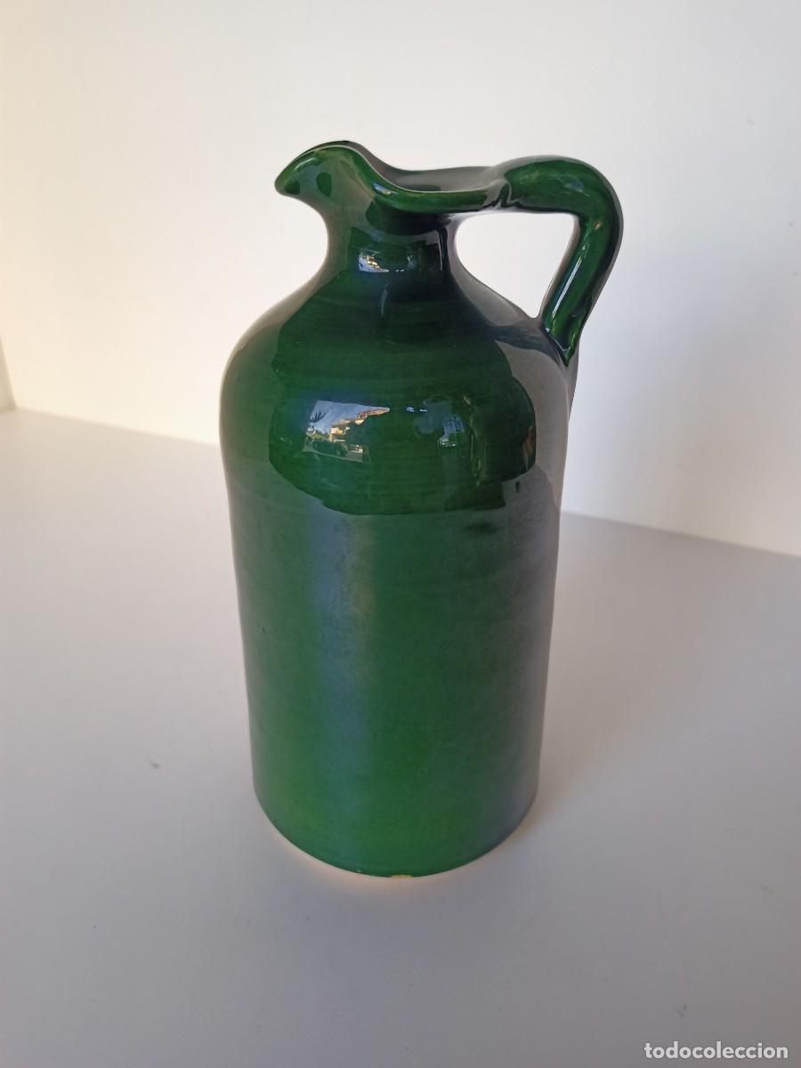 Antig&uuml;edades: Aceitera de barro vidriado - Foto 1