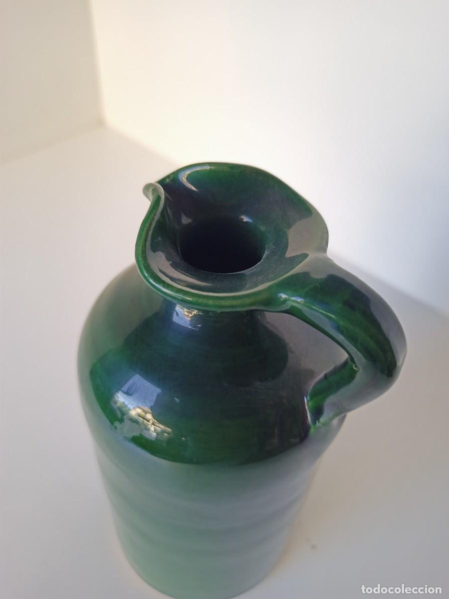Antig&uuml;edades: Aceitera de barro vidriado - Foto 2