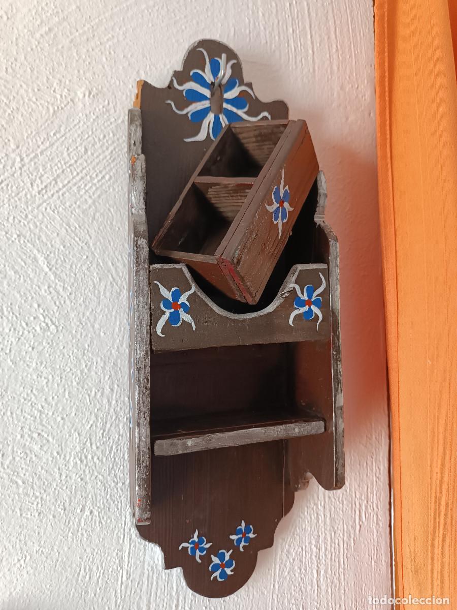 Antiquit&eacute;s: ANTIGUO ALMIRECERO DE MADERA CON CAJONCITO