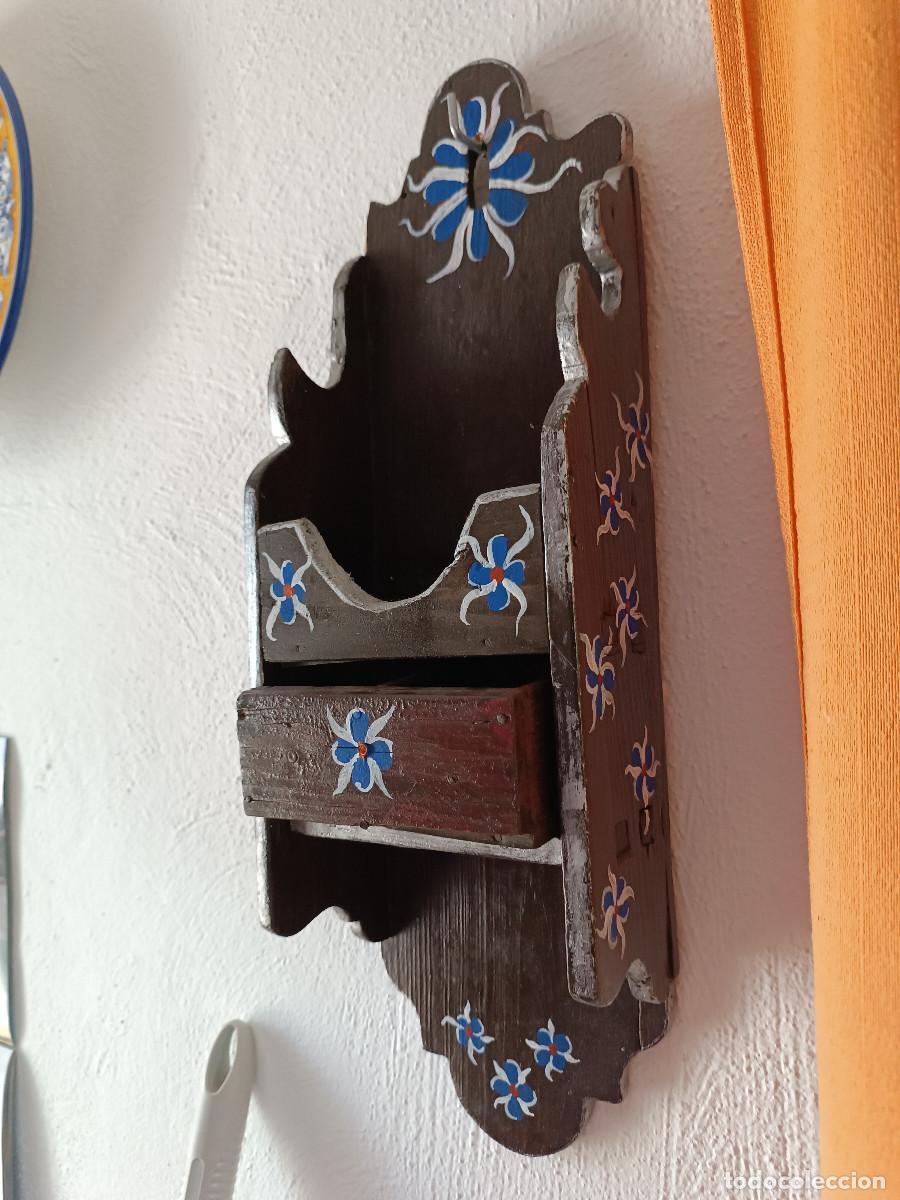Antig&uuml;edades: ANTIGUO ALMIRECERO DE MADERA CON CAJONCITO - Foto 2