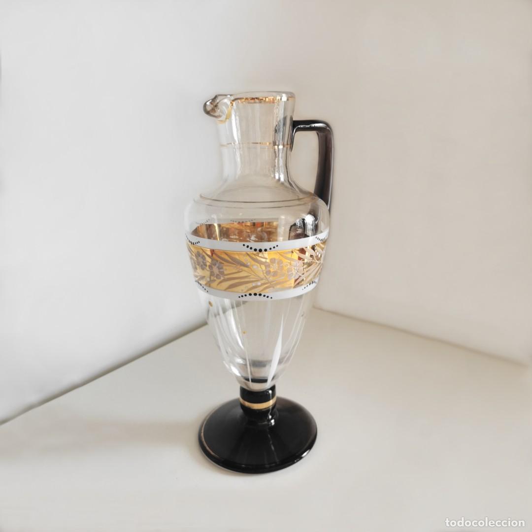 Antig&uuml;edades: ANTIGUA JARRA DE CRISTAL - Foto 4