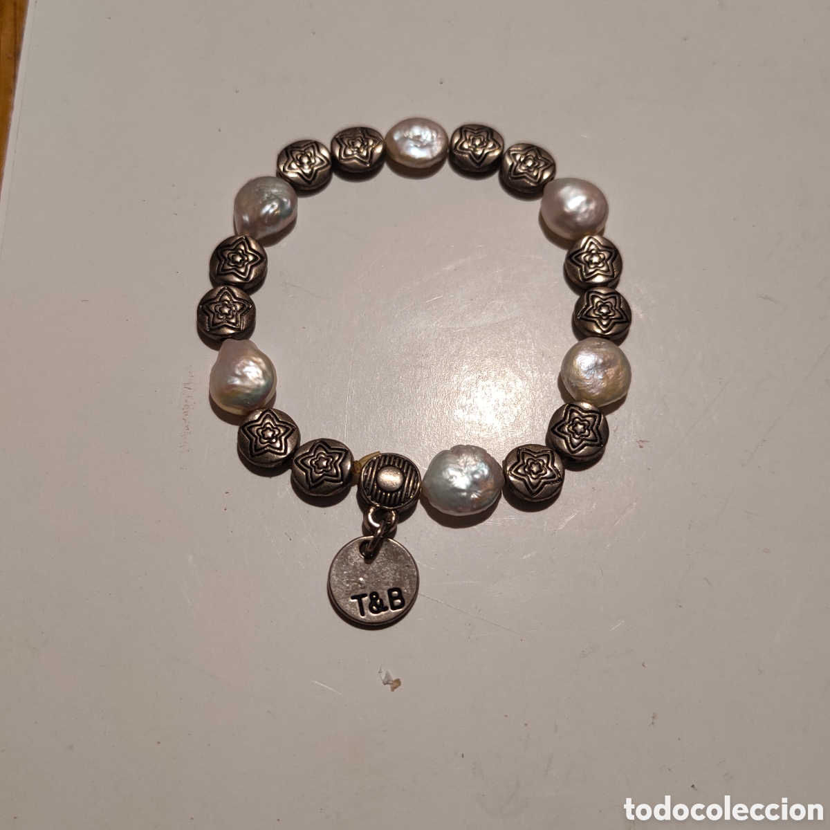 Antig&uuml;edades: Pulsera de plata, Cuenta - Foto 1