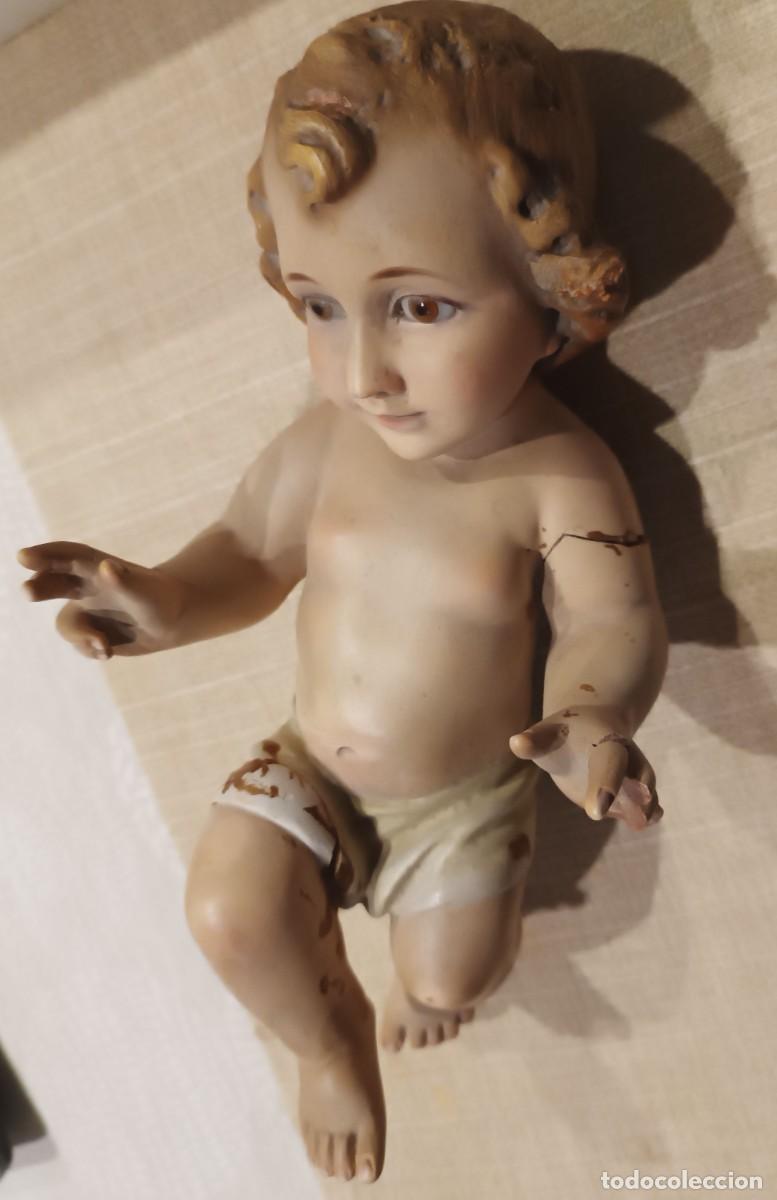 Antig&uuml;edades: Ni&ntilde;o Jes&uacute;s de Olot.. 24 cms. - Foto 1