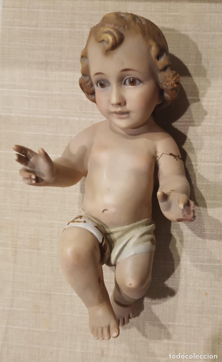 Antig&uuml;edades: Ni&ntilde;o Jes&uacute;s de Olot.. 24 cms. - Foto 2