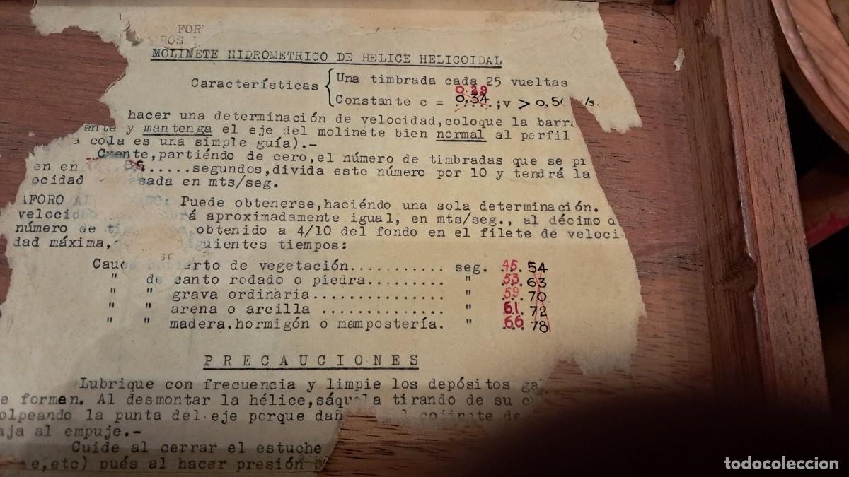 Antig&uuml;edades: Molinete hidrometrico antiguo - Foto 8