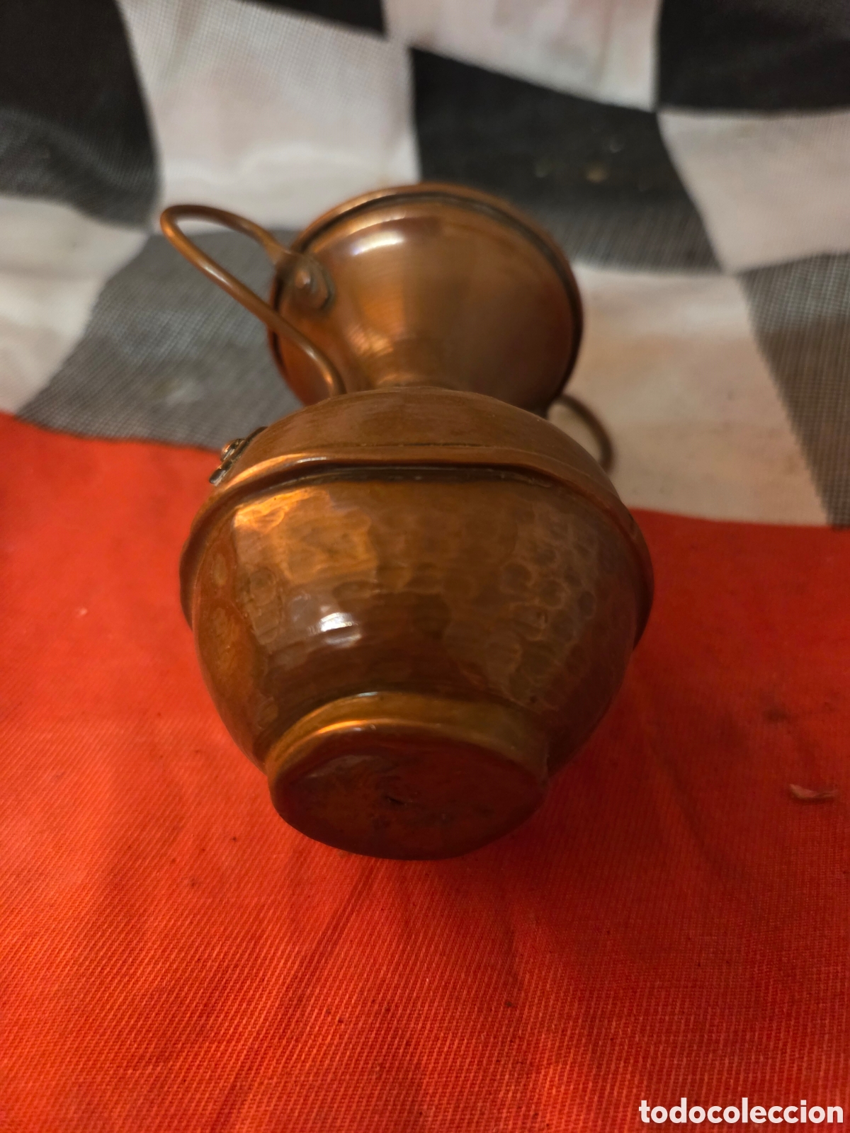Antig&uuml;edades: Jarr&oacute;n peque&ntilde;o de cobre para decoracion - Foto 2
