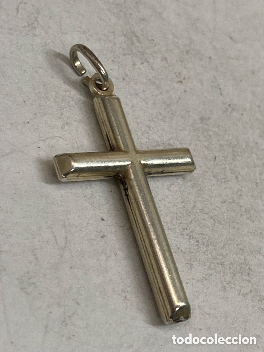Antig&uuml;edades: Cruz de plata religiosa C341 - Foto 1