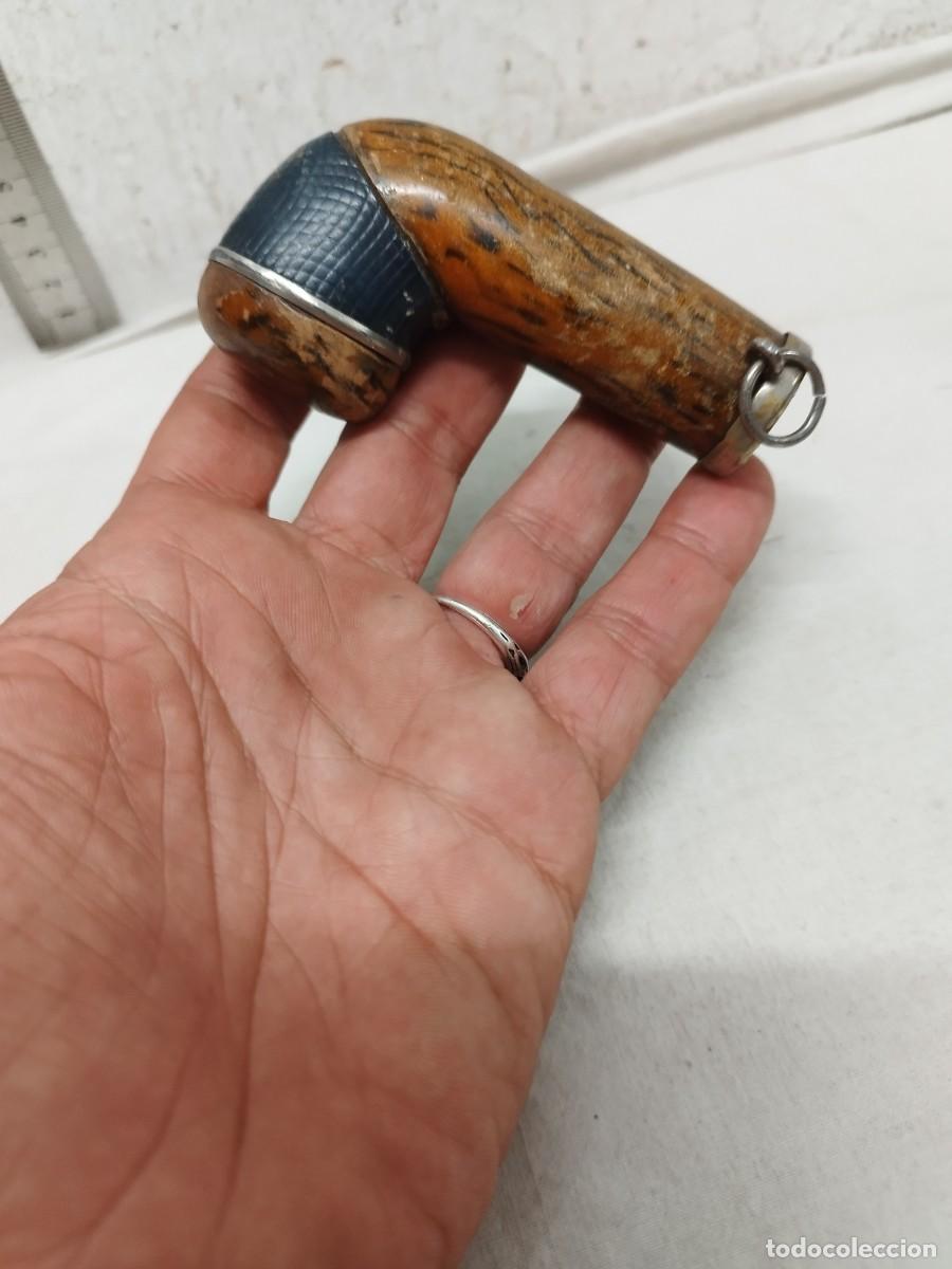 Antig&uuml;edades: Pieza a identificar, mango de baston? parte de pipa? - Foto 1