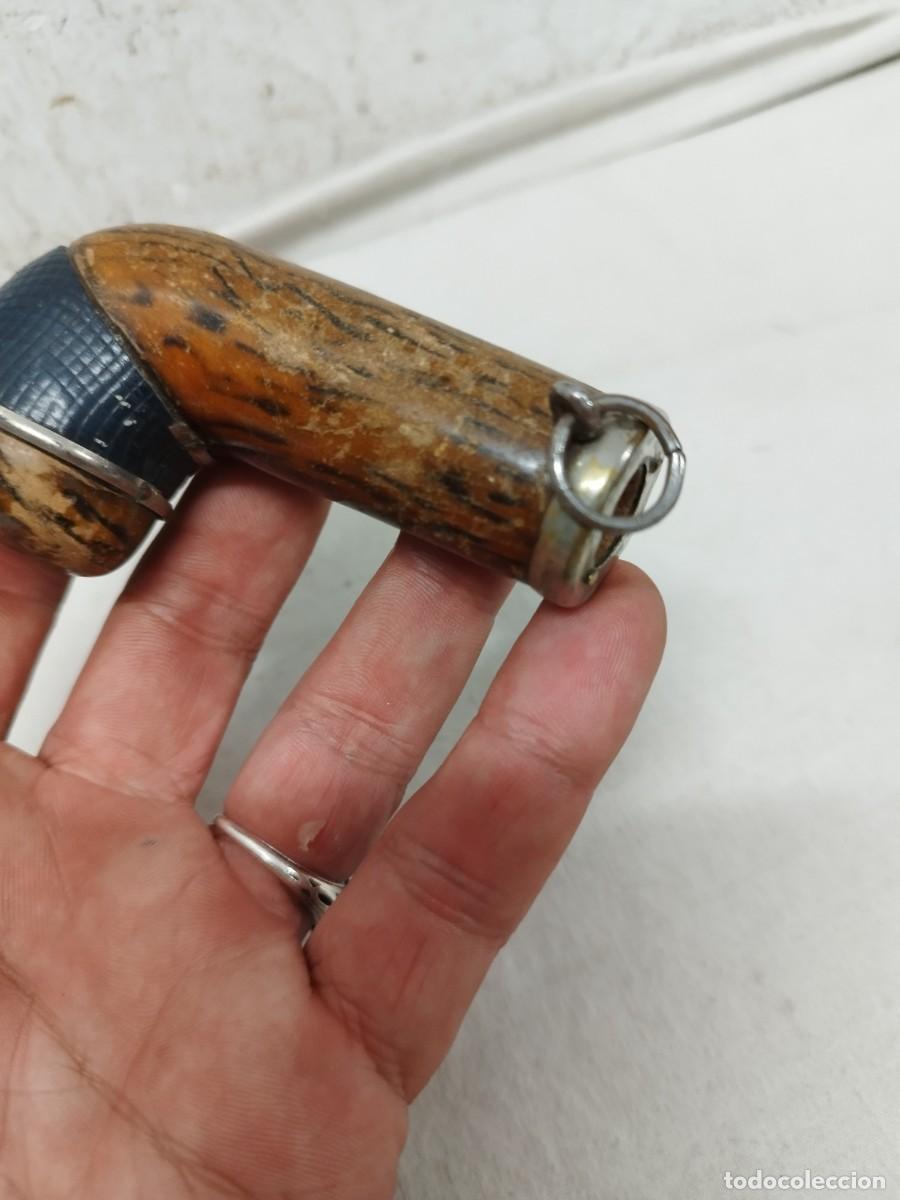 Antig&uuml;edades: Pieza a identificar, mango de baston? parte de pipa? - Foto 3