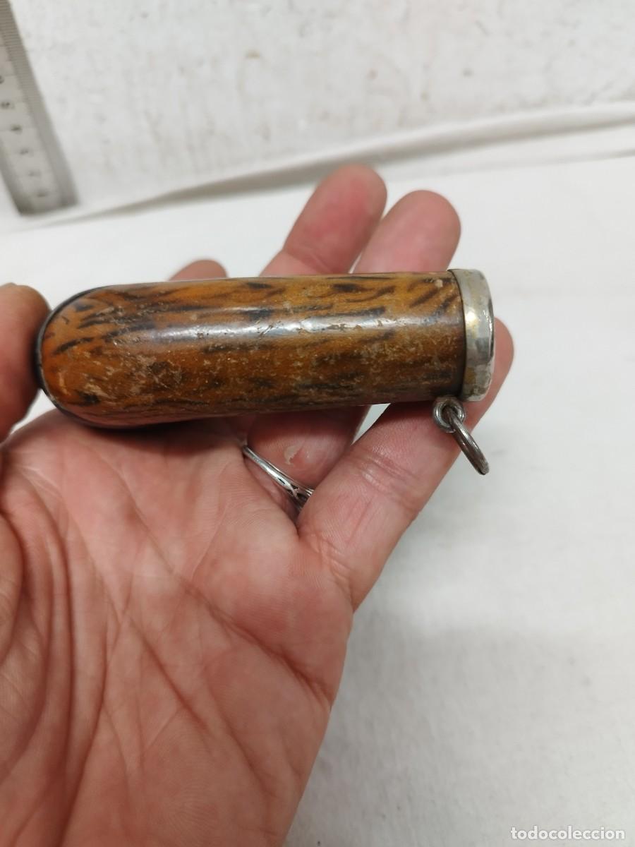 Antig&uuml;edades: Pieza a identificar, mango de baston? parte de pipa? - Foto 6