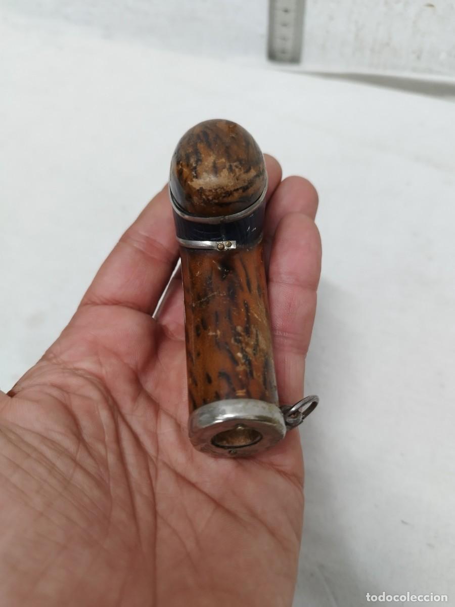 Antig&uuml;edades: Pieza a identificar, mango de baston? parte de pipa? - Foto 8