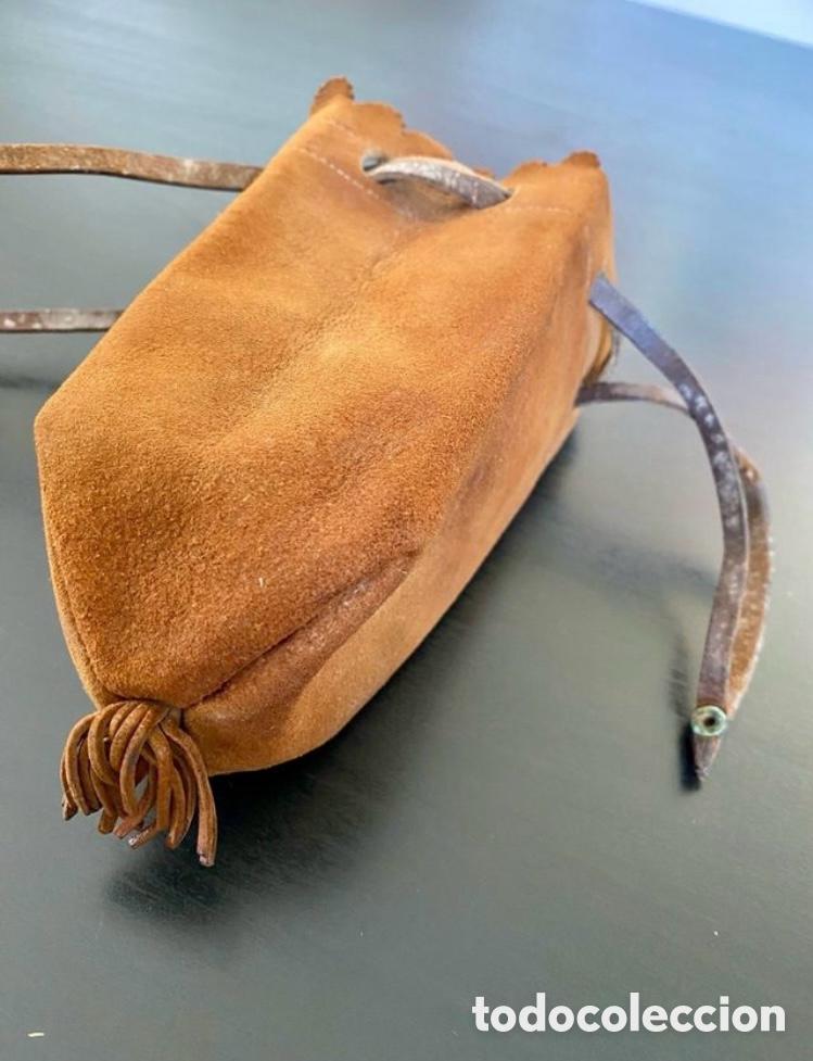Antig&uuml;edades: Bolsa para el dinero S. XVIII - Foto 1