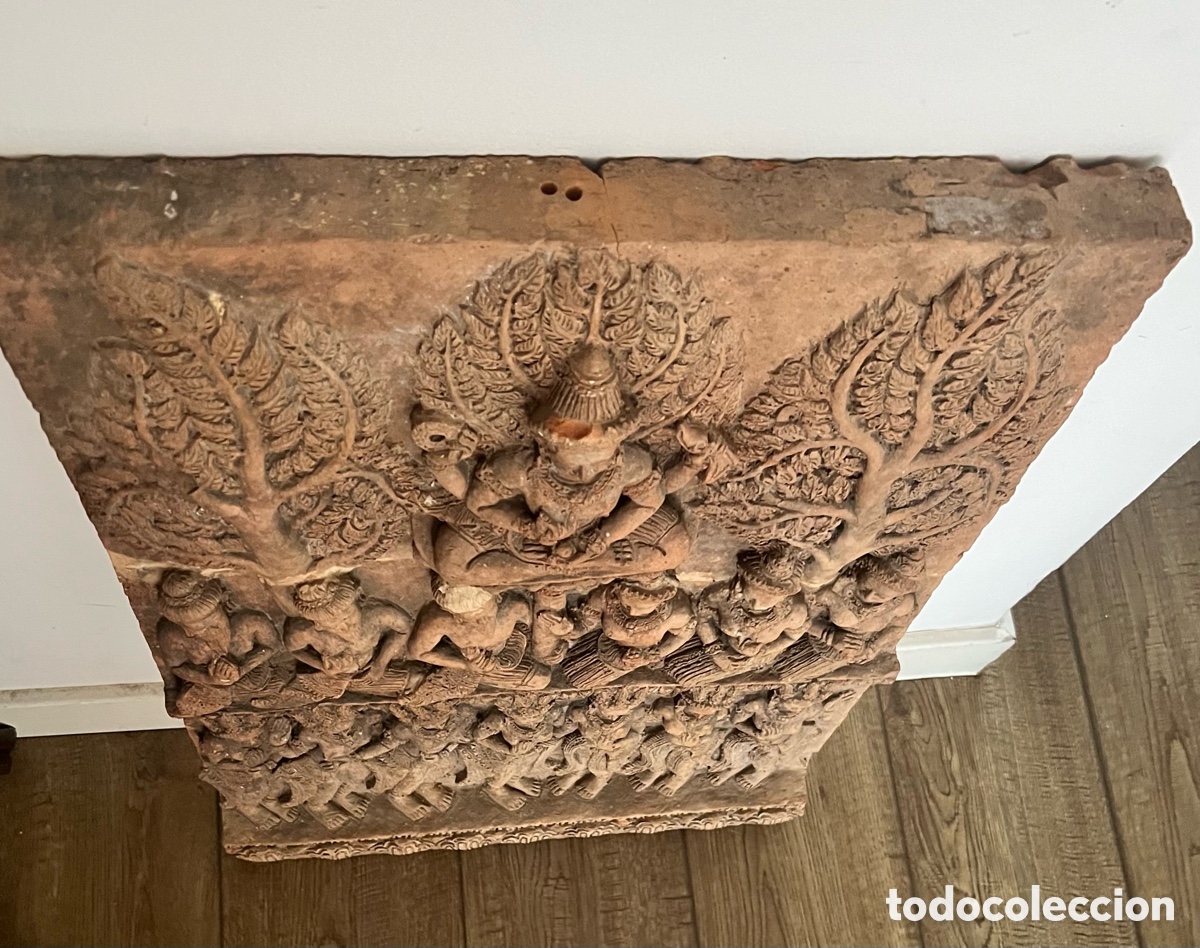 Antig&uuml;edades: Gran estela de terracota - Foto 23