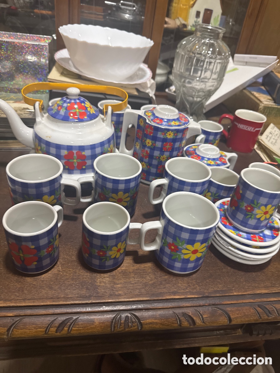Antig&uuml;edades: Juego de caf&eacute; de cer&aacute;mica - Foto 3